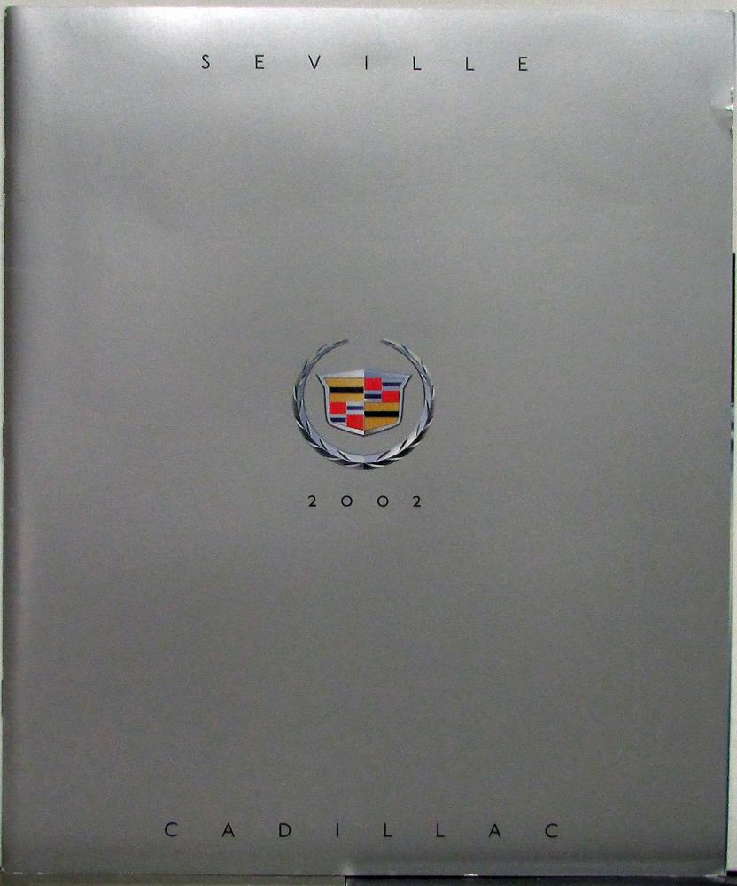 2002 Cadillac Seville SLS STS Sales Brochure & Color and Trim Guide Original
