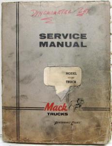 1966-1967 Mack R609ST Model Truck Parts Book