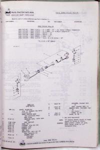 1968-1969 Mack RS773LST 3493 Model Truck Parts Book - Number 7671