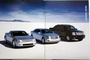 2003 Cadillac XLR CTS Escalade ESV EXT Deville Seville Sales Brochure Original