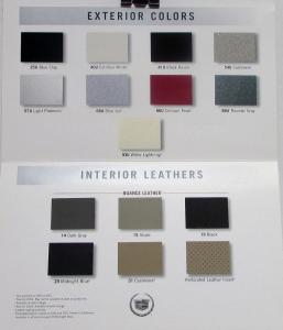 2004 Cadillac Deville Exterior & Interior Color Selections Sales Folder Original