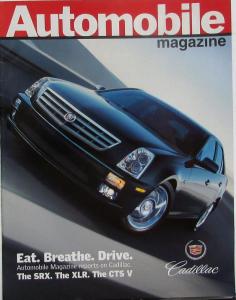2004 Cadillac XLR CTS SRX 05 STS Review Motor Trend Sales Brochure Magazine