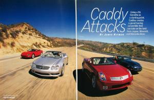 2004 Cadillac XLR CTS SRX 05 STS Review Motor Trend Sales Brochure Magazine