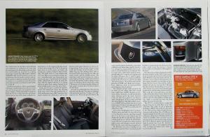 2004 Cadillac XLR CTS SRX 05 STS Review Motor Trend Sales Brochure Magazine