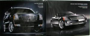 2007 Cadillac Escalade XLR CTS SRX STS DTS Sales Folder Brochure Original