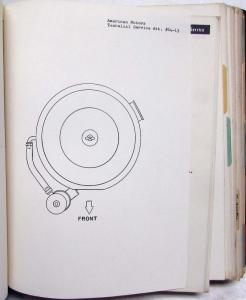 1962-1964 AMC American Motors Company Technical Service Letters