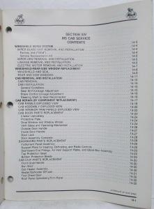 1986 Mack MS Model Cab-Over Mid-Liner Service Shop Repair Manual Section XIV