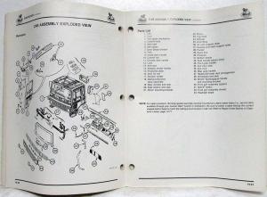 1986 Mack MS Model Cab-Over Mid-Liner Service Shop Repair Manual Section XIV