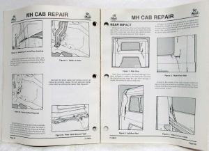 1986 Mack MH Cab Service Shop Repair Master Manual