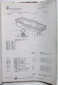 1972 Mack MB607T 2831-2930 Model Truck Parts Book - Number 636