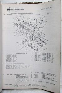 1972 Mack MB607T 2831-2930 Model Truck Parts Book - Number 636