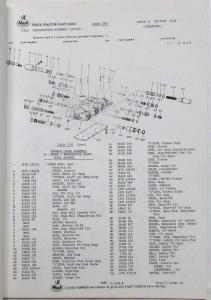 1979 Mack M75ASX 7551-7552 Model Truck Parts Book