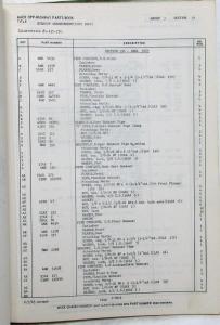 1966 Mack M45SX 1044-57 Model Truck Parts Book - Number 4674