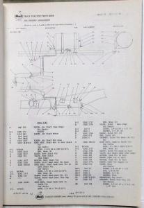 1968 Mack M65X 1027-28 Model Truck Parts Book - Number 6369