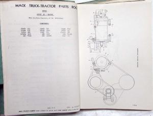 1959 Mack N60P N60T N60LT Model Truck Parts Book - Number 2645