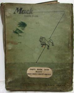 1959 Mack N61T N61LT N613T N613LT Model Truck Parts Book - Number 2644