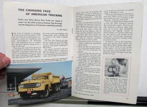 1958 Ford Shop Talk Magazine Heavy Duty Truck Issue Tilt Tandem Conventional