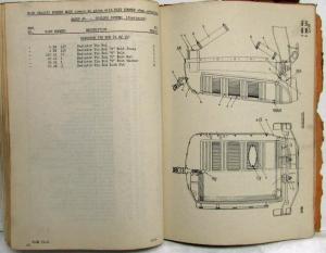 1947 Mack EF Model Truck with EN-290 Engine Parts Book - Number 1536