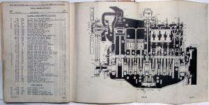 1944 Mack EH and EHT Model Truck with EN354 Engine Parts Book - Number 1458