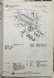 1969 Mack F611ST 2988 Model Truck Parts Book - Number 7307