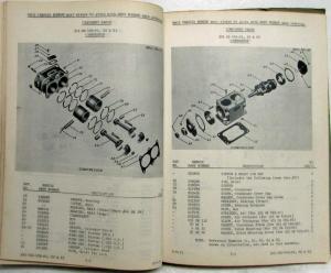 1950 Mack EQT Model Truck with END510 Engine Parts Book - Number 1880