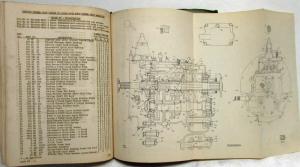 1940 Mack EM and EQ Model Truck with BG-CU Engine Parts Book - Number 938