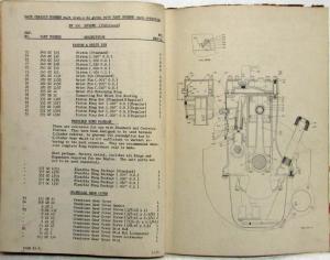 1949 Mack EGU COE Model Truck with EN330 Engine Parts Book - Number 1541