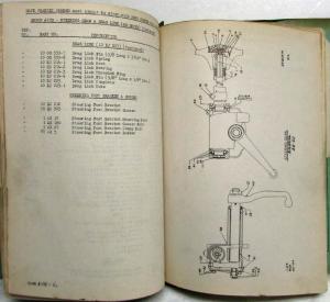 1941-1942 Mack EE EEX EF EFX EFT EG EGX Model Truck Parts Book - Number 1154