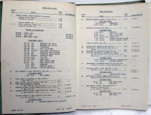 1955 Mack B43X Model Truck Parts Book - Number 2336