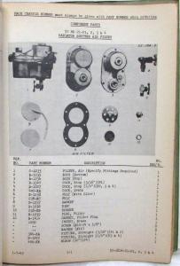 1954 Mack B50T Model Truck Parts Book - Number 2210