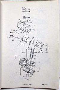 1958-1959 Mack B60LT and B60X Model Truck Parts Book - Number 2434