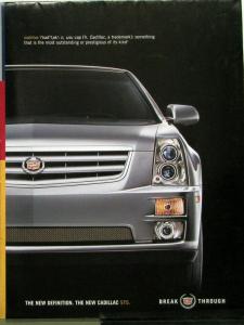 2004 2005 Cadillac STS & Deville SRX CTS Escalade Sales Folder Brochure Original