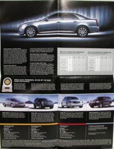 2004 2005 Cadillac STS & Deville SRX CTS Escalade Sales Folder Brochure Original