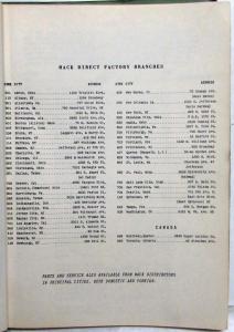 1954 Mack B-60T Model Truck Parts Book - Number 2211