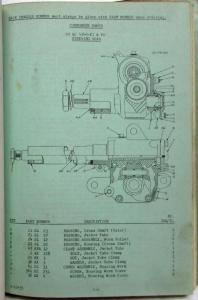 1955 Mack B70ST Model Truck Parts Book - Number 2328