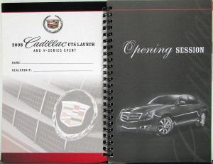 2008 Cadillac STS Launch & V-Series Dealer ONLY Salemen Instruction Trng Book