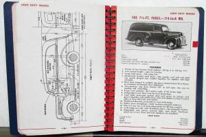 1947 Ford Truck Salesmens Facts Data Specifications Sales Book Pickup H/D Panel