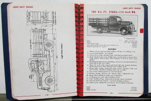 1947 Ford Truck Salesmens Facts Data Specifications Sales Book Pickup H/D Panel