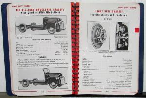 1947 Ford Truck Salesmens Facts Data Specifications Sales Book Pickup H/D Panel
