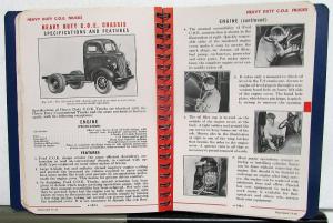 1947 Ford Truck Salesmens Facts Data Specifications Sales Book Pickup H/D Panel