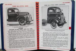 1947 Ford Truck Salesmens Facts Data Specifications Sales Book Pickup H/D Panel