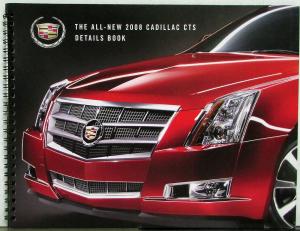 2008 Cadillac CTS Details Book DEALER SALESMAN ITEM ONLY Comparisons Original