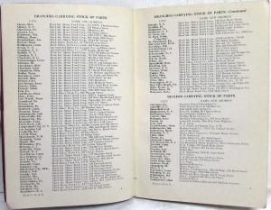 1922-1927 Mack AB Sedan and Parlor Type Buses Chassis and Body Parts Book