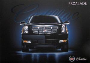 2008 Cadillac Escalade FRENCH Sales Brochure Original