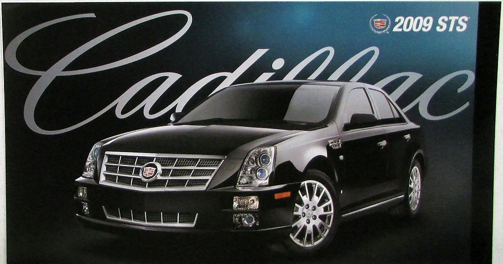 2009 Cadillac STS Sales Folder MAILER Original