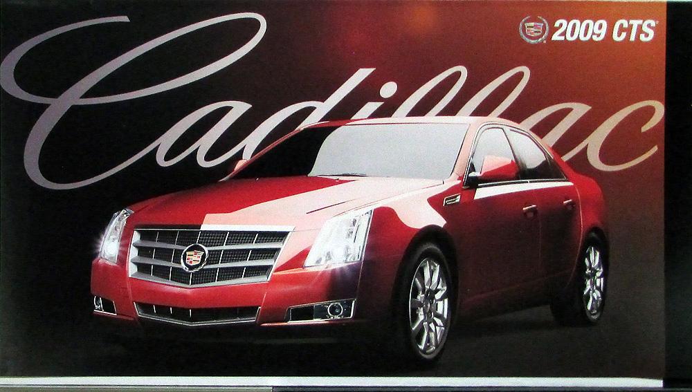 2009 Cadillac CTS Sales Folder MAILER Original