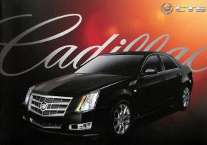 2009 Cadillac CTS JAPANESE Sales Brochure  & Price List Original