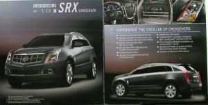 2010 Cadillac SRX Crossover Escalade CTS V & Sport Wagon Sales Folder Brochure