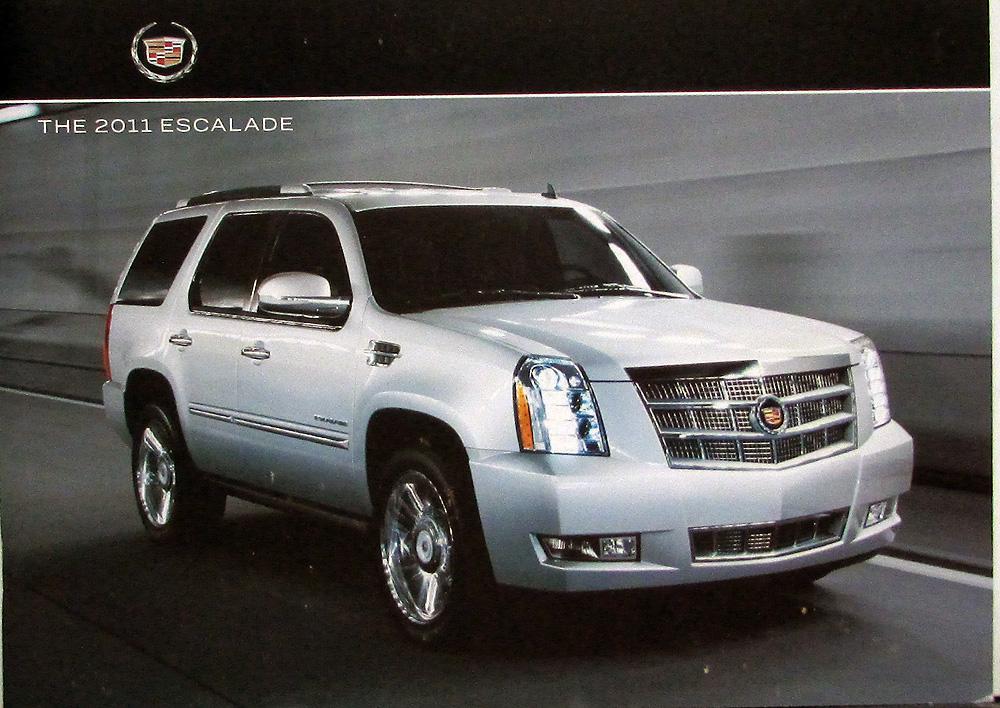 2011 Cadillac Escalade Platinum Hybrid EXT ESV Sales Brochure Original