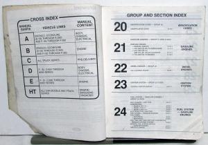 1985 Ford Light Truck Dealer Service Shop Repair Engine Manual Bronco Pickup Van